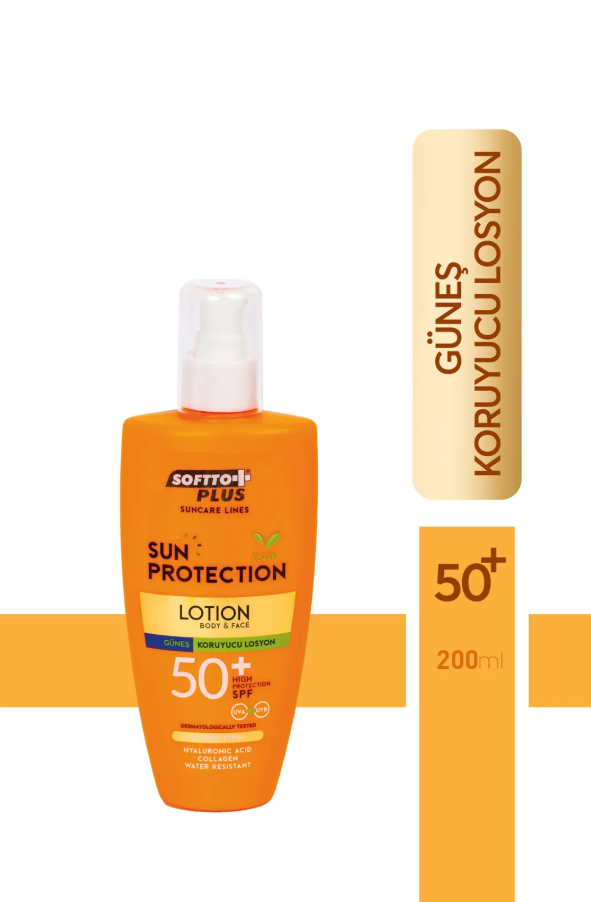 Softto Plus Güneş Koruyucu Losyon 200 Ml Spf 50
