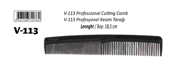 VENUSLINE CARBON KESİM TARAĞI C-113
