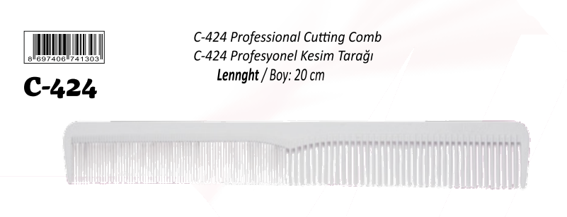 VENUSLINE CARBON KESİM TARAĞI C-424