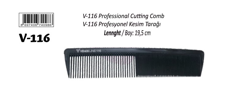 VENUSLINE KESİM TARAĞI  V-116
