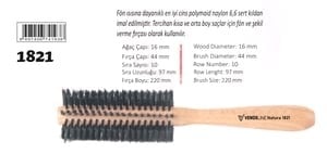 VENUSLINE NATURE SAÇ FIRÇASI V-1821