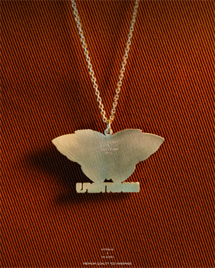 Acid Butterfly Gold Kaplama 925 Silver