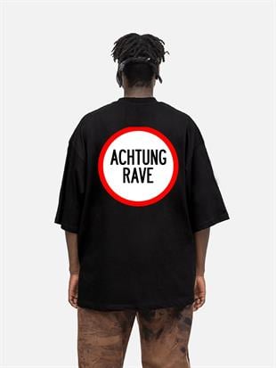 AFTERBASE ACHTUNG RAVE  Vr.2 Oversize T-shirt