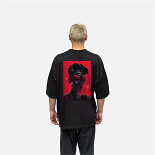 AFTERBASE Artwork Chaotic Goat Oversize T-shirt