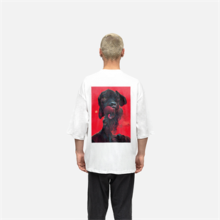 AFTERBASE Artwork Chaotic Goat Oversize T-shirt
