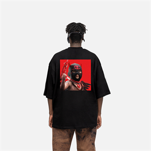 AFTERBASE Artwork Devil Baby Oversize T-shirt