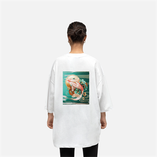 AFTERBASE Artwork Koi Fish Oversize T-shirt