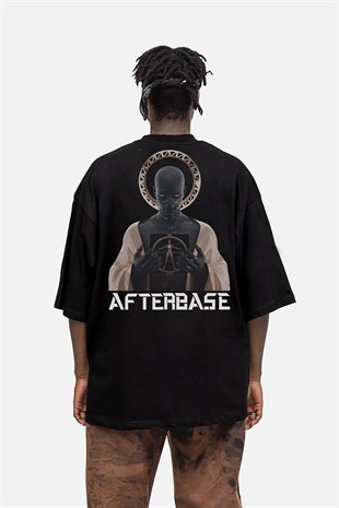 AFTERBASE Artwork Marble Priest Oversize T-shirt 