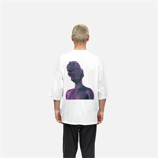 AFTERBASE Artwork Mask Synthesis Oversize T-shirt 