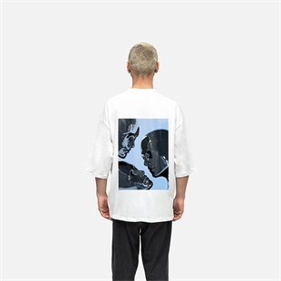 AFTERBASE Artwork Mirror Oversize T-shirt