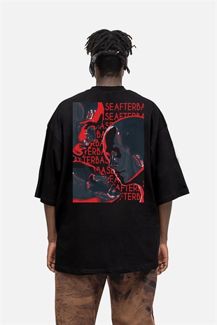 AFTERBASE Artwork Mirror Oversize T-shirt