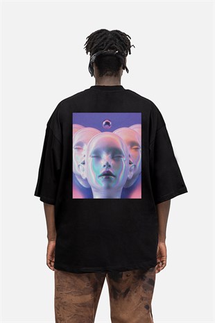 AFTERBASE Artwork Rainbow Synthesis Oversize T-shirt 