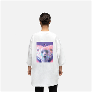 AFTERBASE Artwork Rainbow Synthesis Oversize T-shirt 