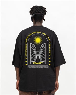 AFTERBASE Artwork Reality Oversize T-shirt