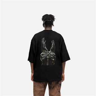 AFTERBASE Artwork Stone Heads Oversize T-shirt