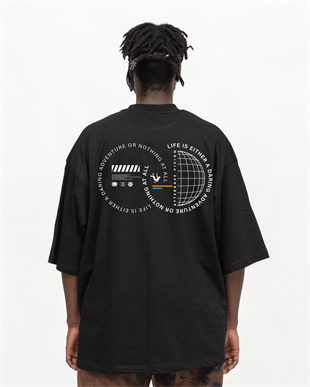 AFTERBASE Artwork World Around Oversize T-shirt