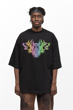 AFTERBASE Cerberus Reflektörlü Oversize Tshirt Vr.2