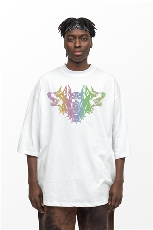 AFTERBASE Cerberus Reflektörlü Oversize Tshirt Vr.2