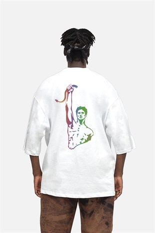 AFTERBASE Devil Hunter Reflektörlü Oversize Tshirt