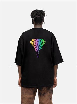 AFTERBASE Diamond Reflektörlü Oversize Tshirt