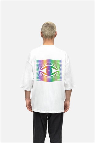 AFTERBASE Drop Eye Reflektörlü Oversize  T-shirt