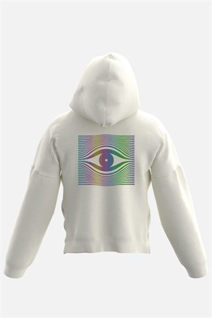 AFTERBASE Drop Eye Reflektörlü Kapüşonlu Oversize Sweatshirt