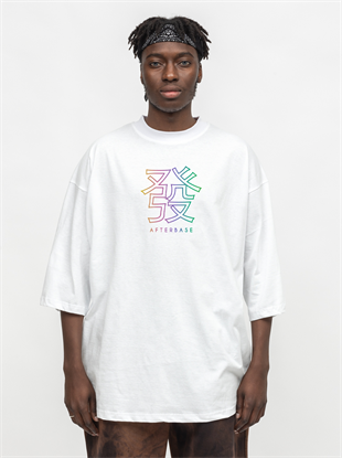 AFTERBASE Farest Reflektörlü Oversize Tshirt