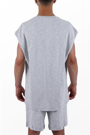 Afterbase Gri Oversize Atlet