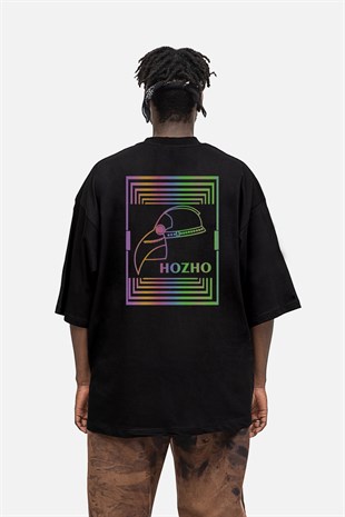 AFTERBASE Dj Hozho Reflektörlü Oversize Tshirt