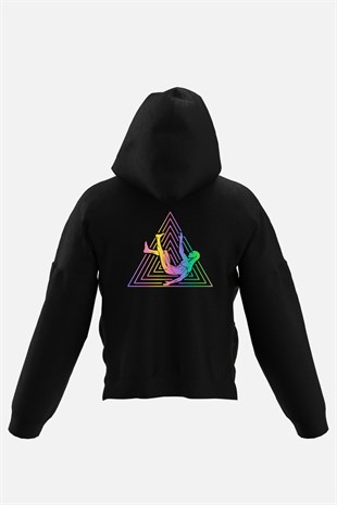 AFTERBASE Logo Reflektörlü Kapüşonlu Oversize Sweatshirt