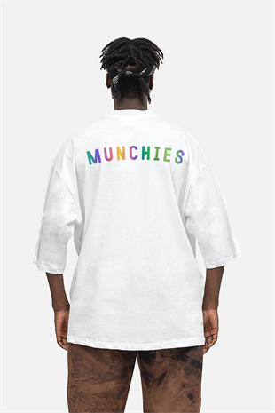 AFTERBASE Munchies Reflektörlü Oversize T-shirt 