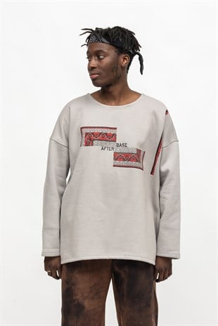 AFTERBASE Taş Milas Oversize Sweatshirt 