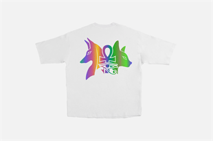 AFTERBASE Sfenksy Reflektörlü Oversize T-shirt