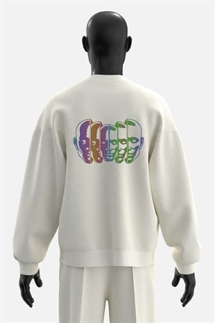 AFTERBASE Six Dimension Reflektörlü Oversize Sweatshirt