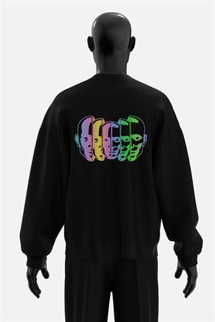 AFTERBASE Six Dimension Reflektörlü Oversize Sweatshirt