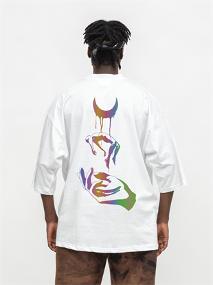 AFTERBASE Soul Hand Reflektörlü Oversize Tshirt