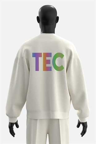 AFTERBASE Techno Couple Reflektörlü Oversize  Sweatshirt