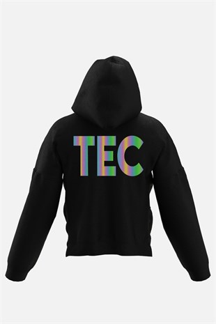AFTERBASE Techno Couple Reflektörlü Kapüşonlu Oversize Sweatshirt