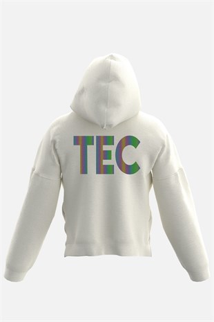 AFTERBASE Techno Couple Reflektörlü Kapüşonlu Oversize Sweatshirt