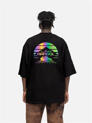 AFTERBASE THE LAST ELECTRO Reflektörlü Oversize T-shirt