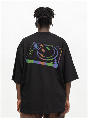 AFTERBASE Turntable Reflektörlü Oversize Tshirt
