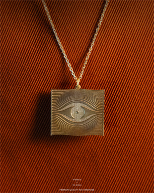 Drop Eye Gold Kaplama 925 Silver