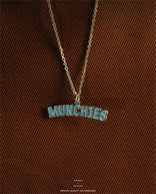 Munchies Gold Kaplama 925 Silver