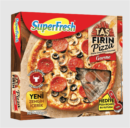 SÜPERFRES TAŞ FIRIN PİZZA 400 GR