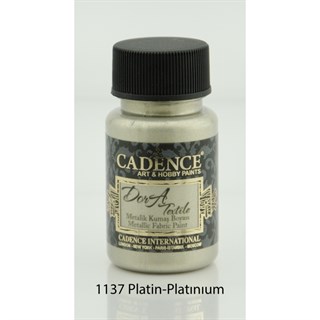 Dora Fabric Metallic 1137 Platinum 50 ml