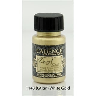 Dora Fabric Metallic 1148 White Gold 50 ml
