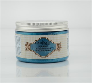 1844  Turkuaz Diamond Metalik  Rölyef Pasta