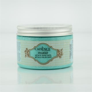 1848 Mint Green Diamond Metallic Relief Paste
