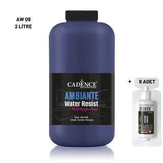 Ambiante Wet Surface Paint AW-09 Night Blue 2000ML + Catalyst 80Gr