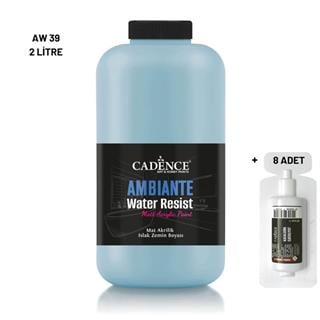 Ambiante Islak Yüzey Boyası AW-39 Toz Mavi 2000ML + Katalizör 80Gr